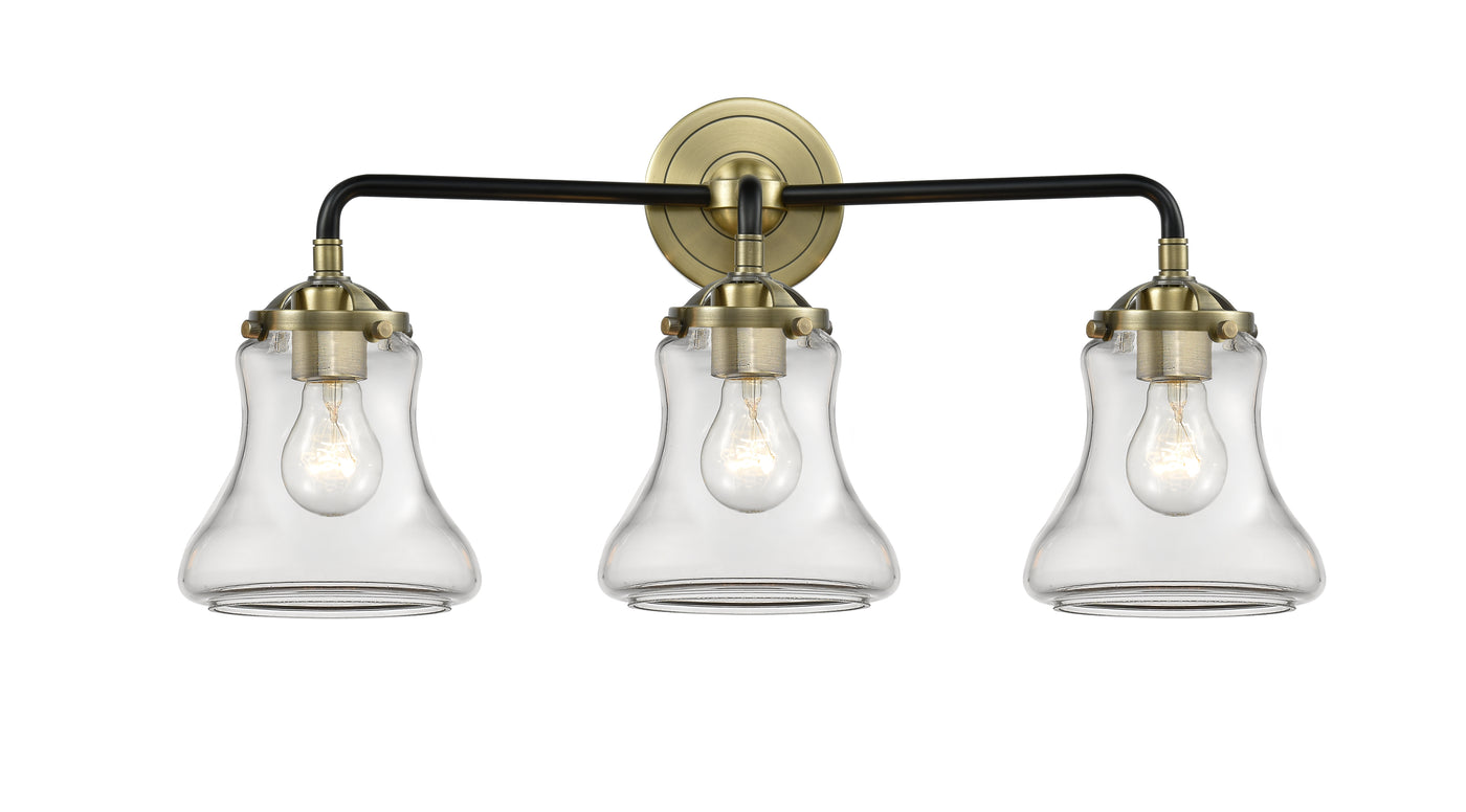 Nouveau Bath Vanity Light Cast Brass Finish