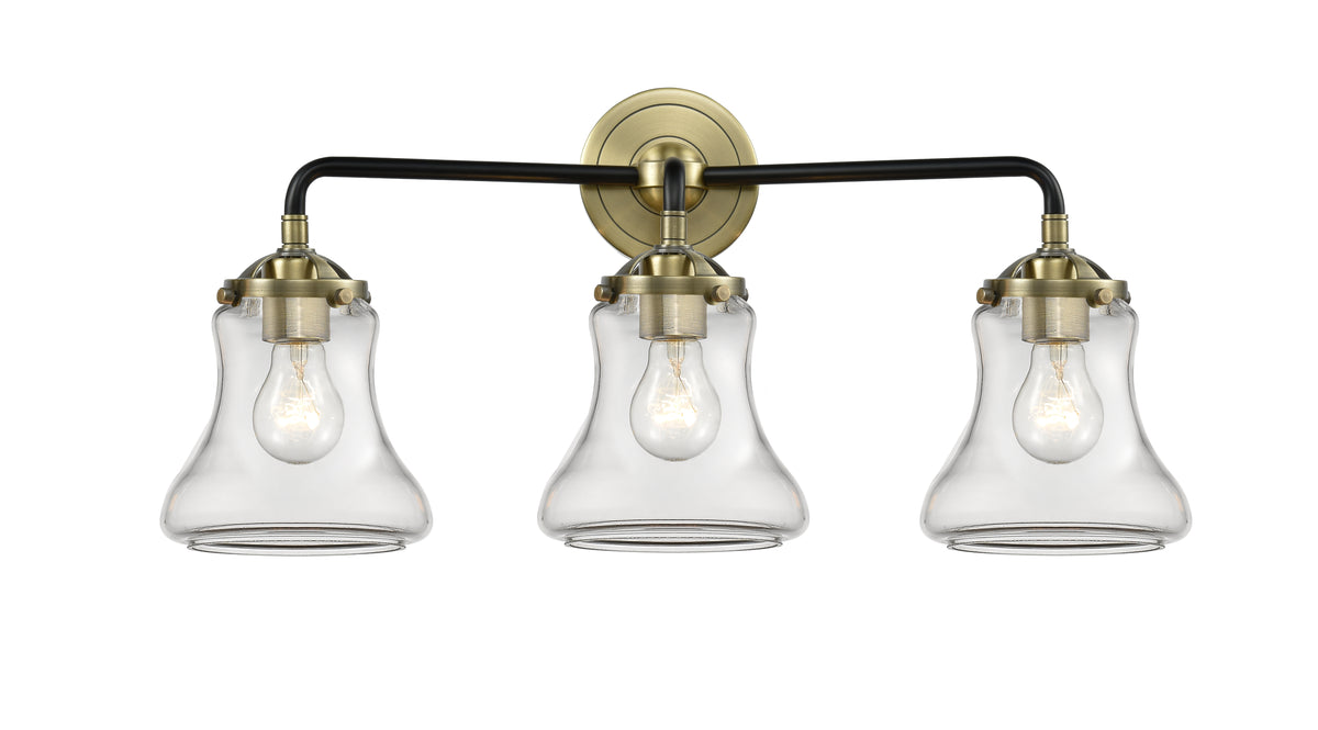 Bellmont 24-Inch 3-Light Bath Vanity Light with LED Bulbs 9.5-Inch High