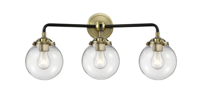 Nouveau Bath Vanity Light Cast Brass