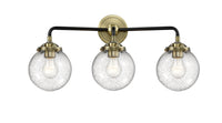 Nouveau Bath Vanity Light Cast Brass Steel