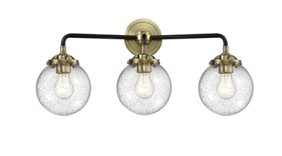 Nouveau Bath Vanity Light Cast Brass Steel