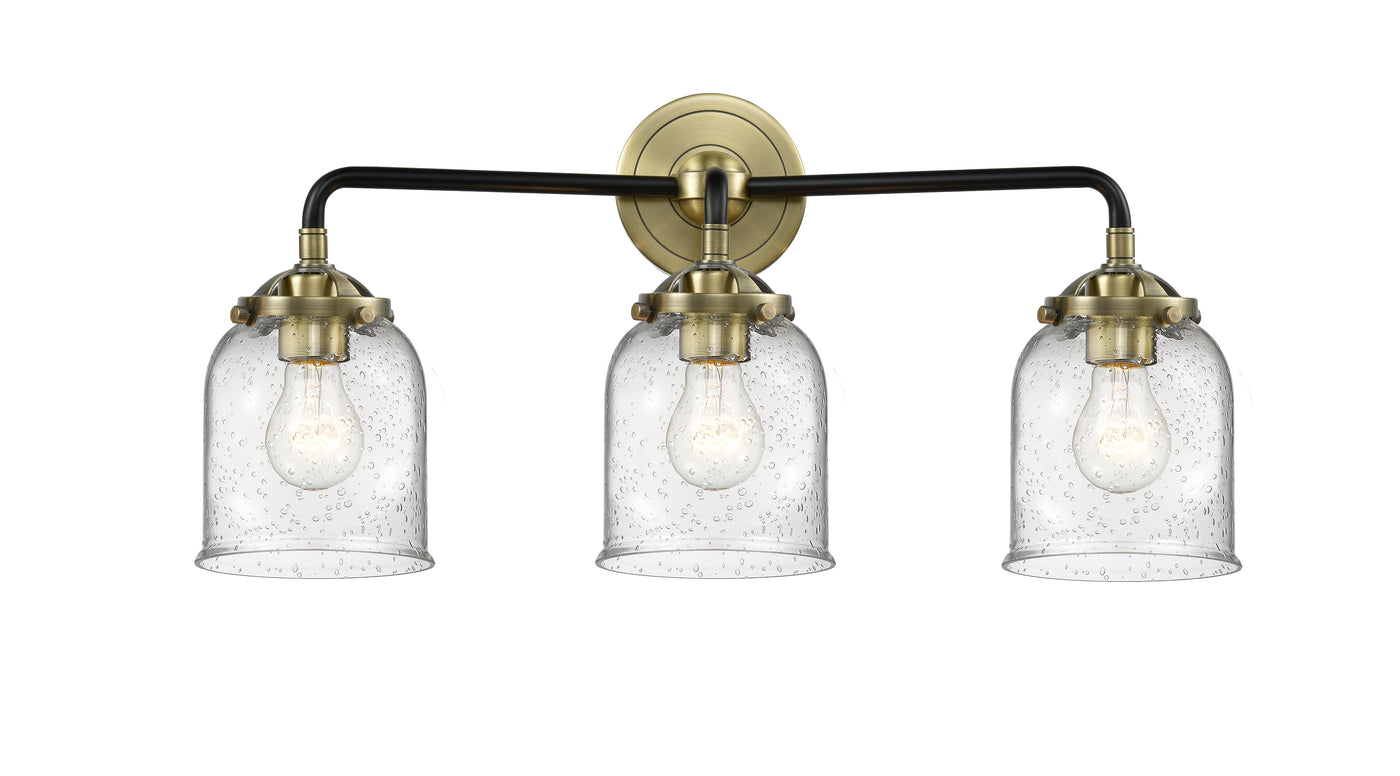 Nouveau Bath Vanity Light Cast Brass Steel