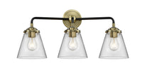 Nouveau Bath Vanity Light Cast Brass