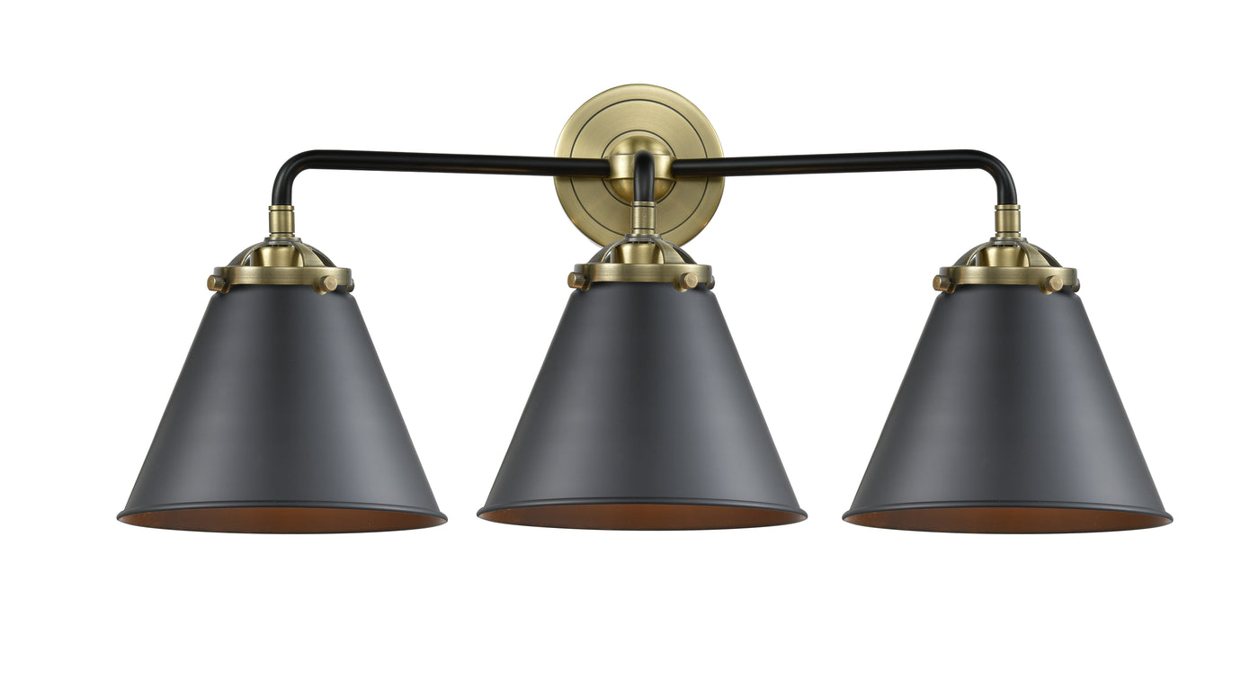 Nouveau Bath Vanity Light Cast Brass Steel