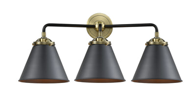Nouveau Bath Vanity Light Cast Brass Steel