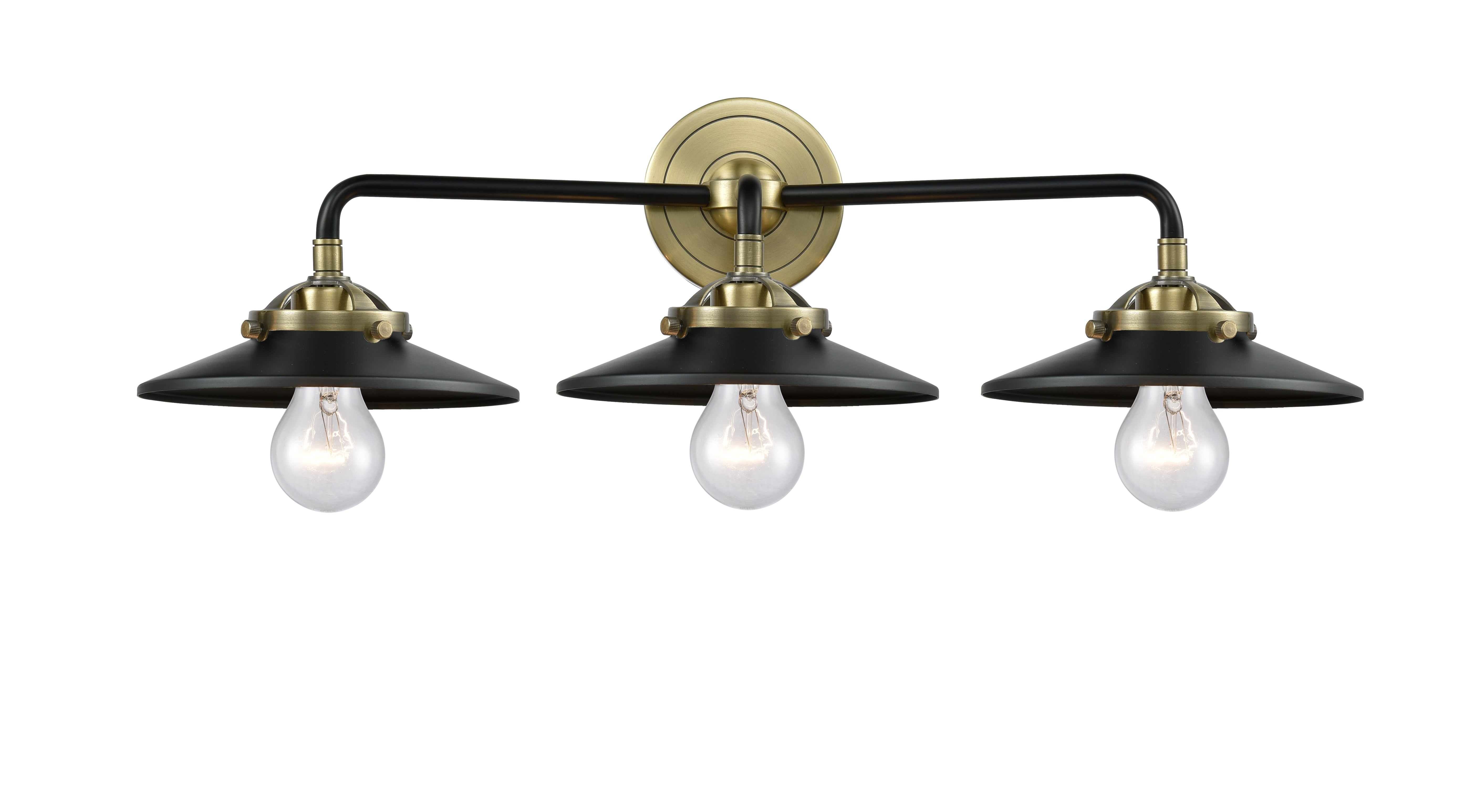 Nouveau Bath Vanity Light Cast Brass