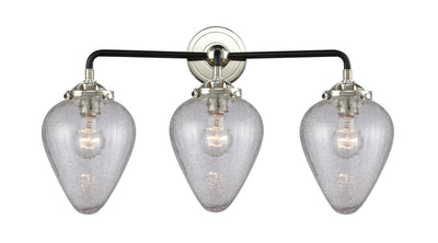 Nouveau Bath Vanity Light Cast Brass 12"