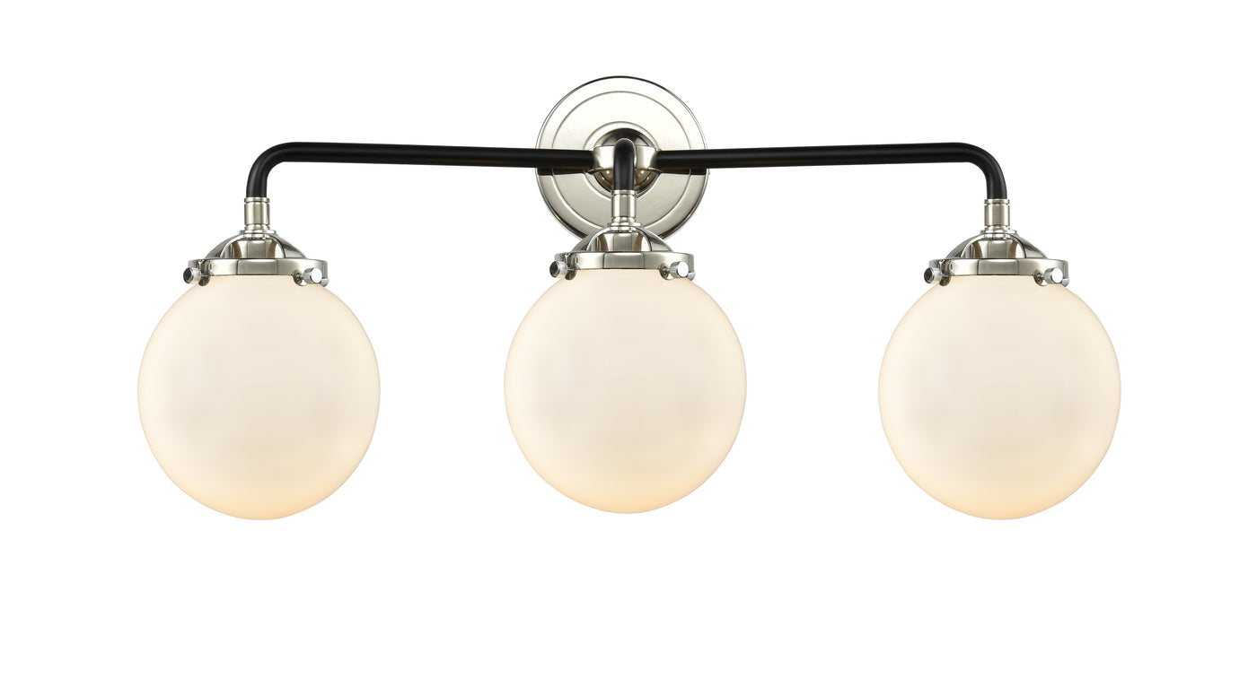 Nouveau Bath Vanity Light Cast Brass Steel