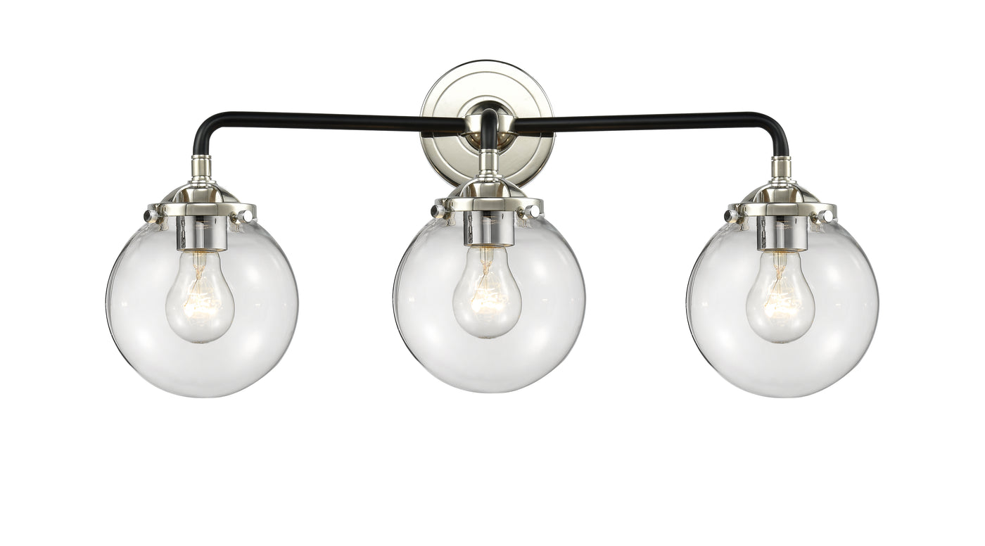 Nouveau Bath Vanity Light Cast Brass