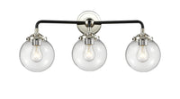 Nouveau Bath Vanity Light Cast Brass
