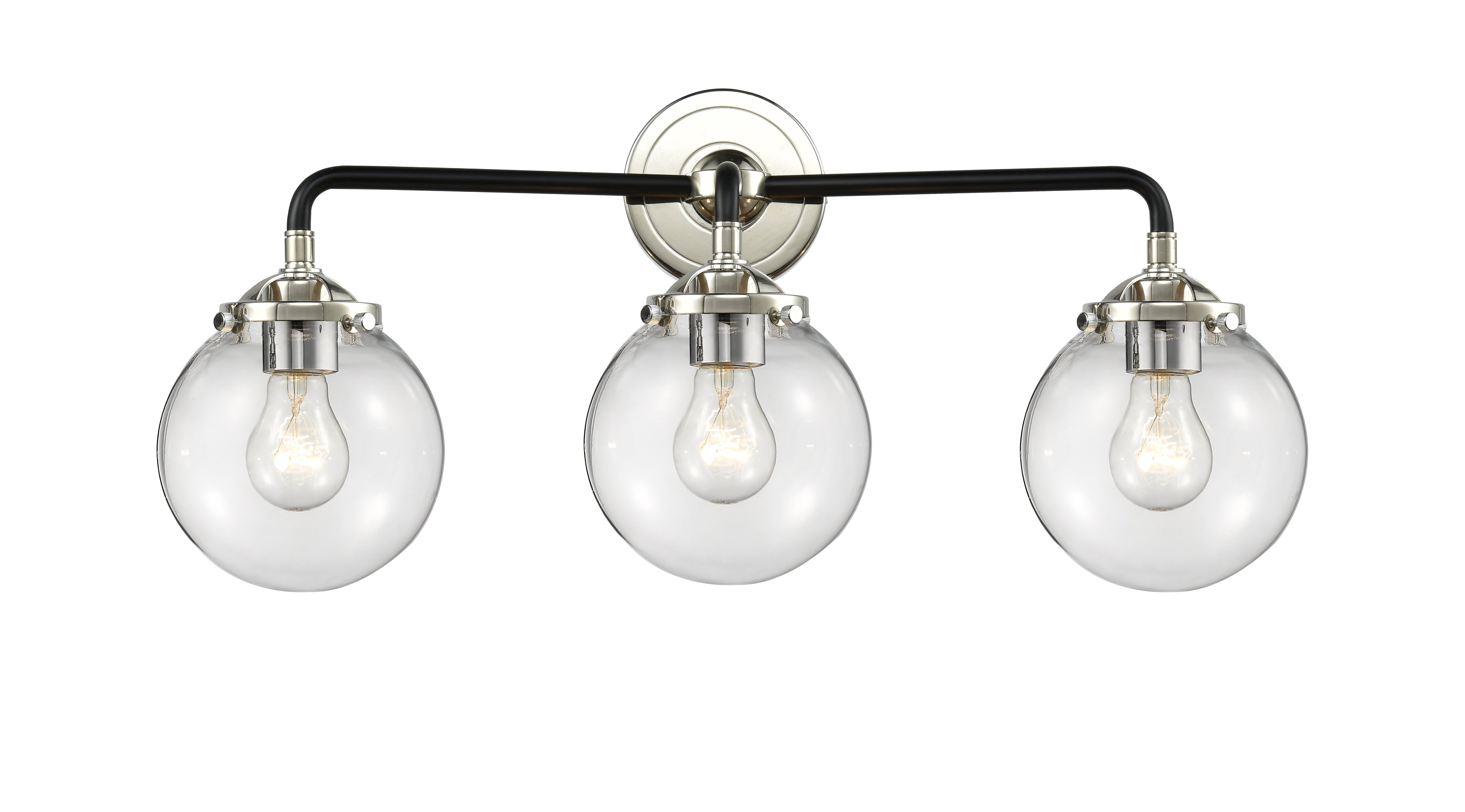 Nouveau Bath Vanity Light Cast Brass