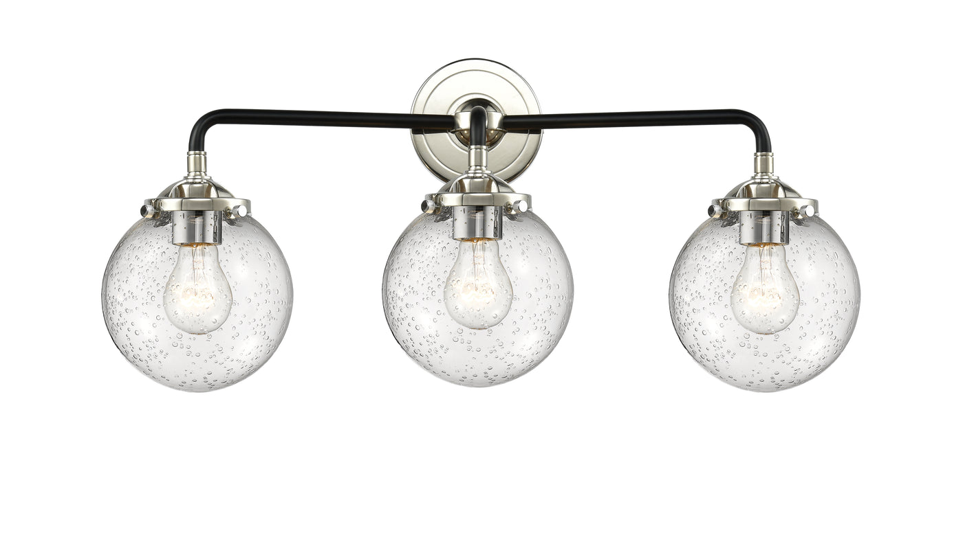 Nouveau Bath Vanity Light Cast Brass Steel