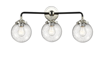 Nouveau Bath Vanity Light Cast Brass Steel
