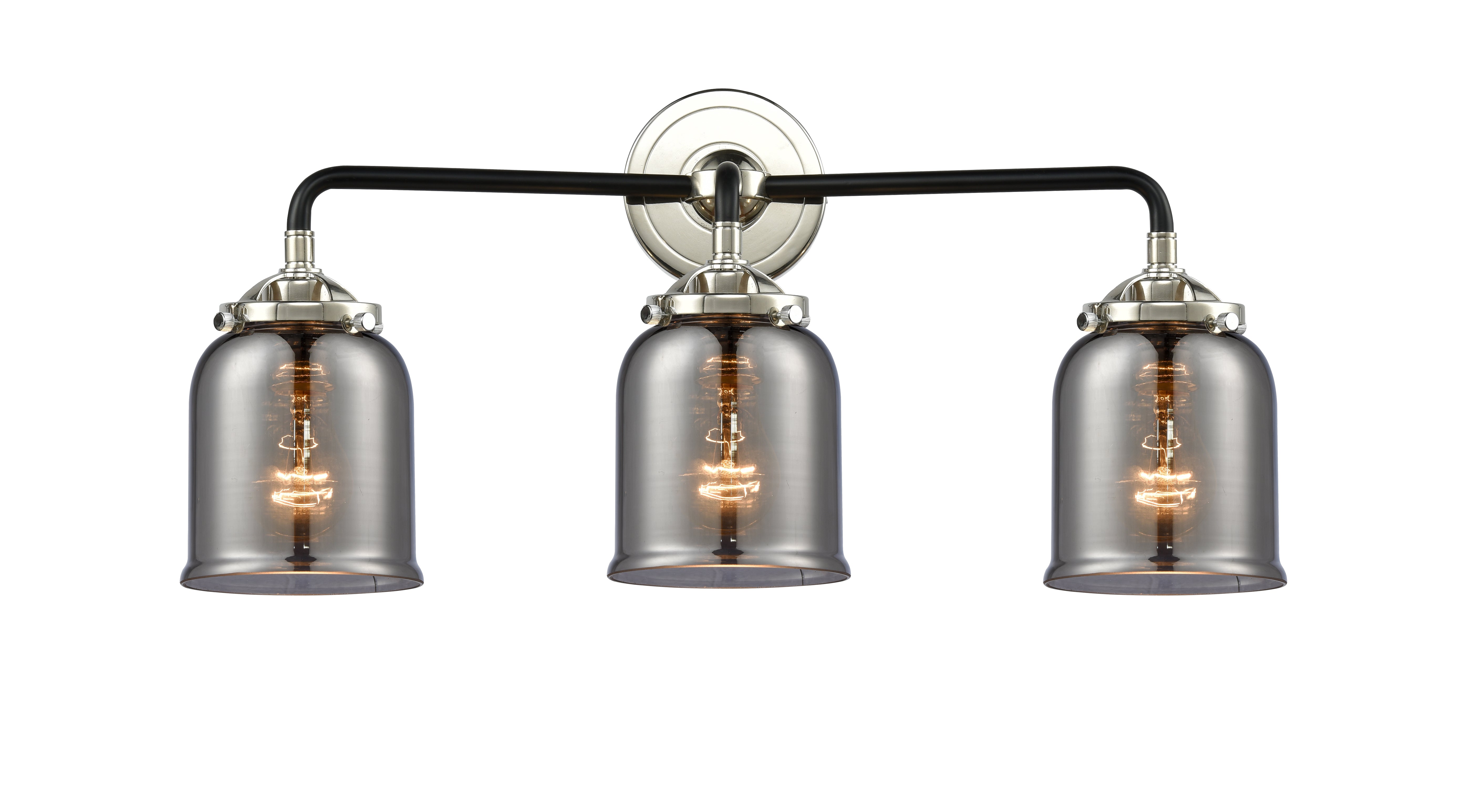Nouveau Bath Vanity Light Cast Brass Steel