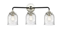 Nouveau Bath Vanity Light Cast Brass Steel
