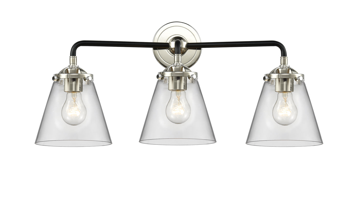 Nouveau Bath Vanity Light 9 Inch Cast Brass