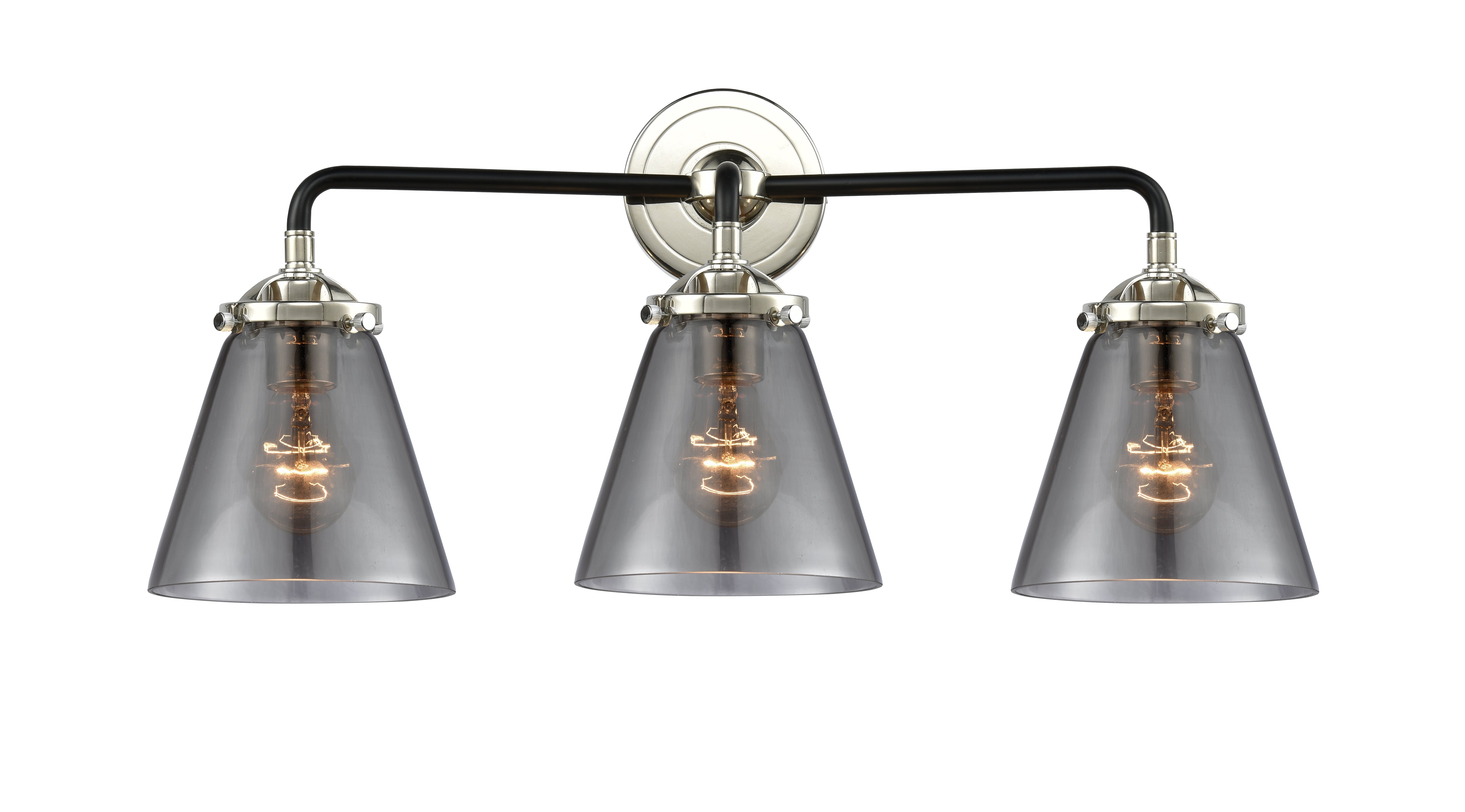 Nouveau Bath Vanity Light Cast Brass