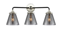 Nouveau Bath Vanity Light 9 Inch Cast Brass
