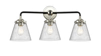 Nouveau Bath Vanity Light 9 Inch Cast Brass