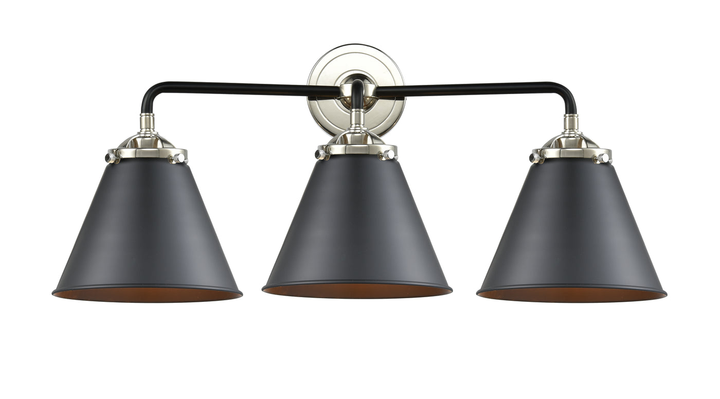 Nouveau Bath Vanity Light Cast Brass