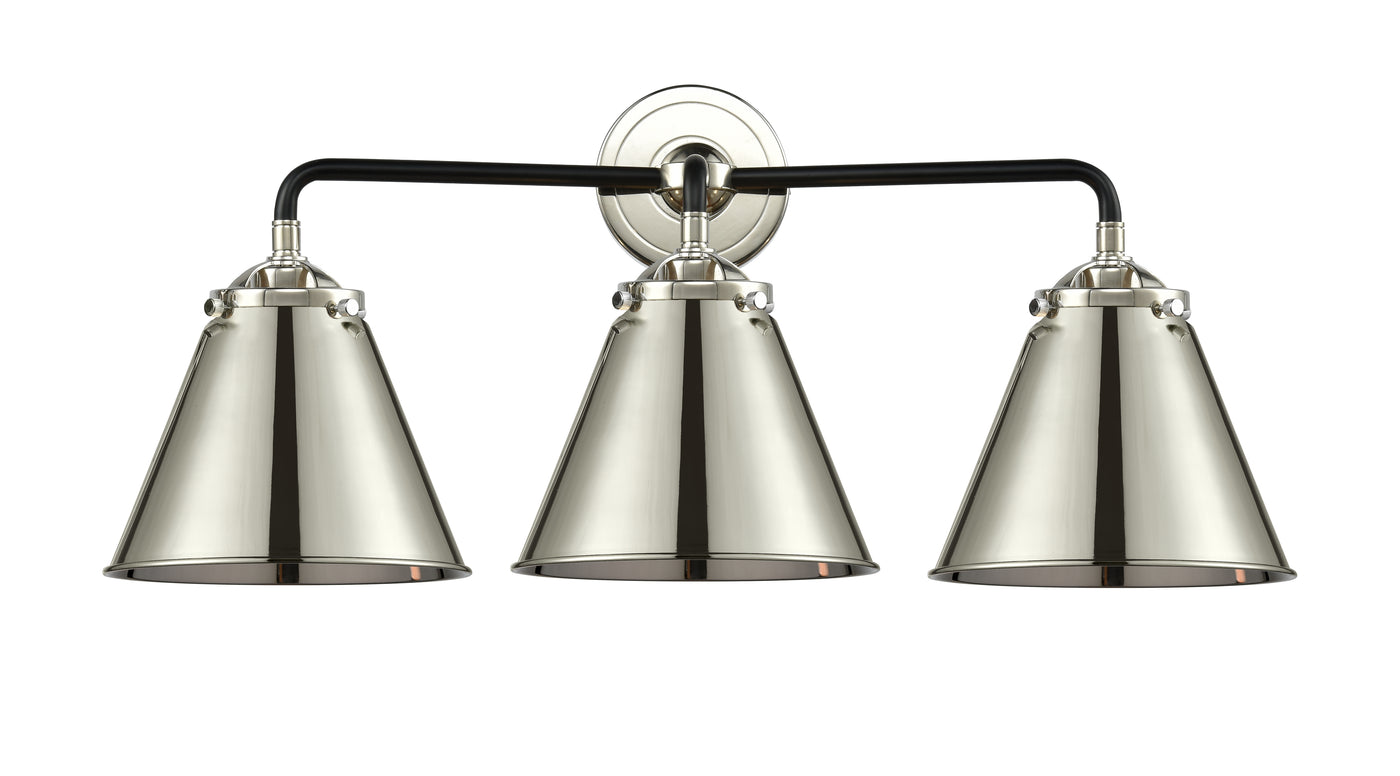 Nouveau Bath Vanity Light Cast Brass Steel