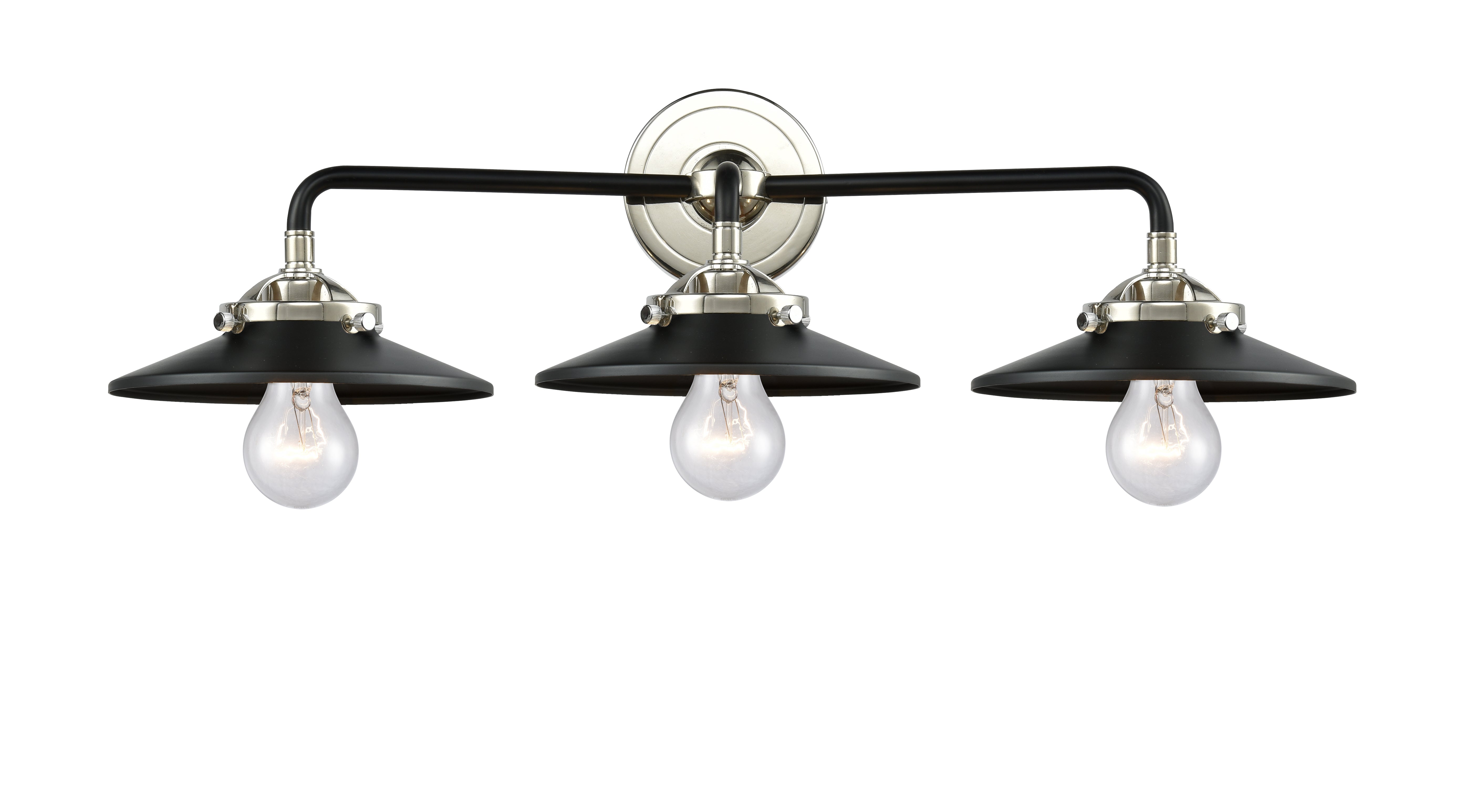 Nouveau Bath Vanity Light Cast Brass 26 Inch