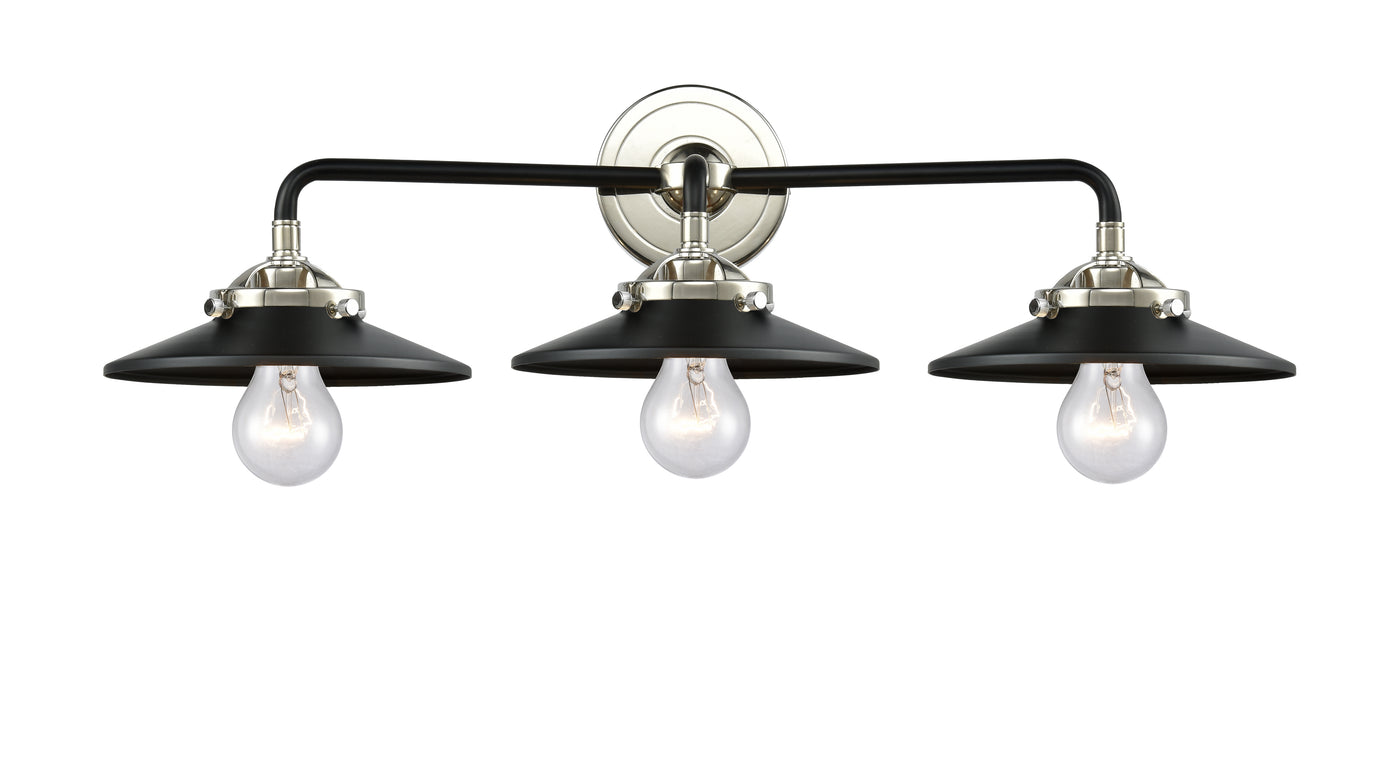 Nouveau Bath Vanity Light Cast Brass