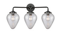 Nouveau Bath Vanity Light Cast Brass 12"