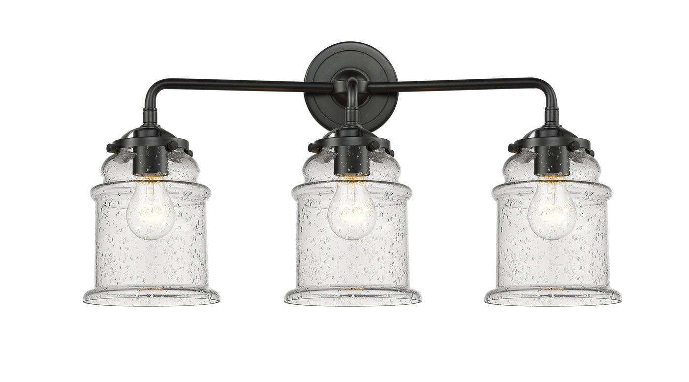 Nouveau Bath Vanity Light Cast Brass Glass