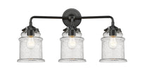 Nouveau Bath Vanity Light Cast Brass Glass