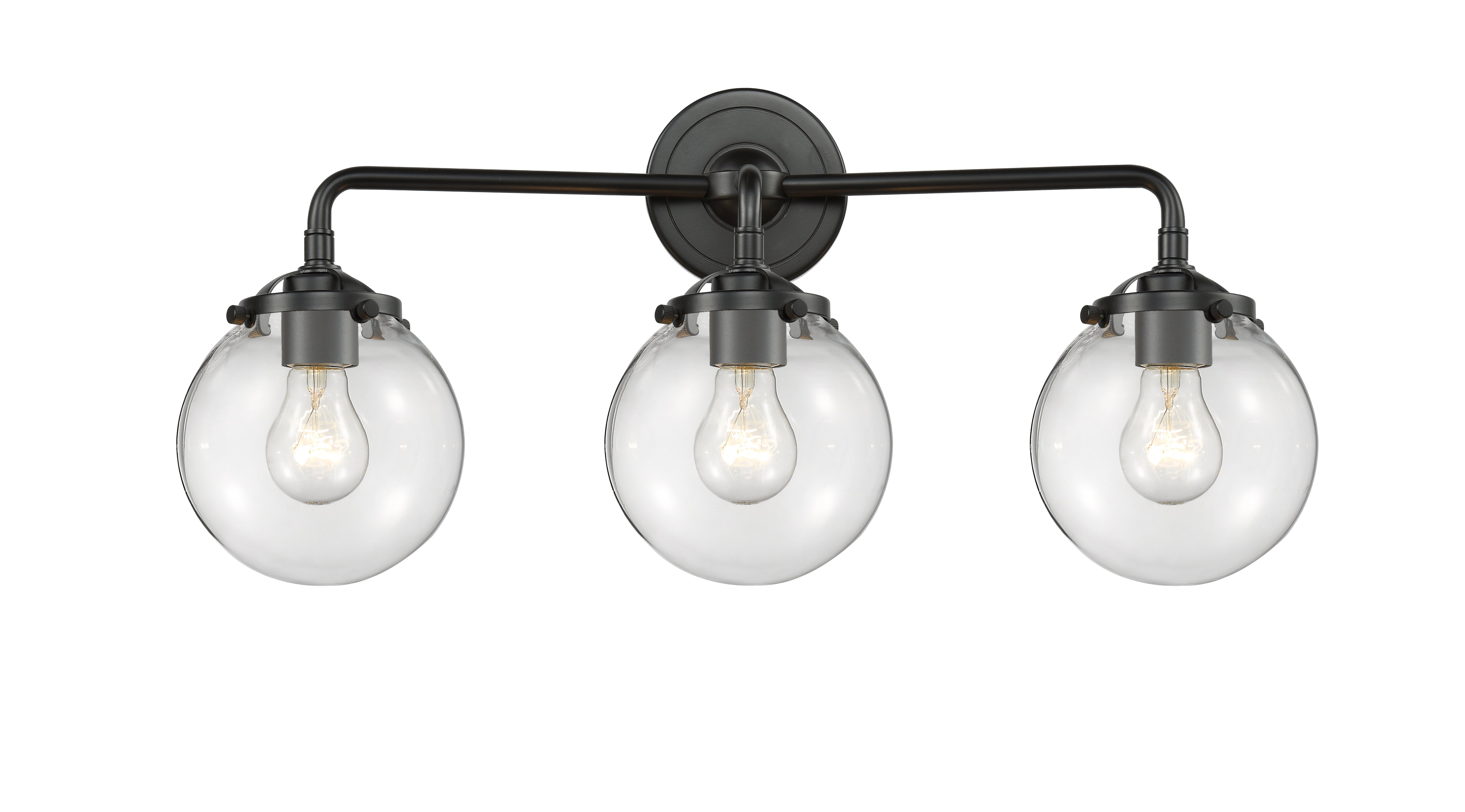 Nouveau Bath Vanity Light Cast Brass