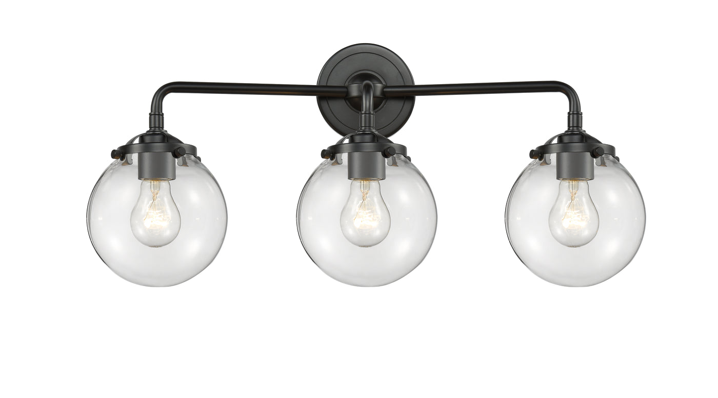 Nouveau Bath Vanity Light Cast Brass Steel