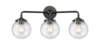 Nouveau Bath Vanity Light Cast Brass Steel