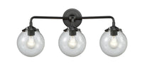 Nouveau Bath Vanity Light Cast Brass Steel