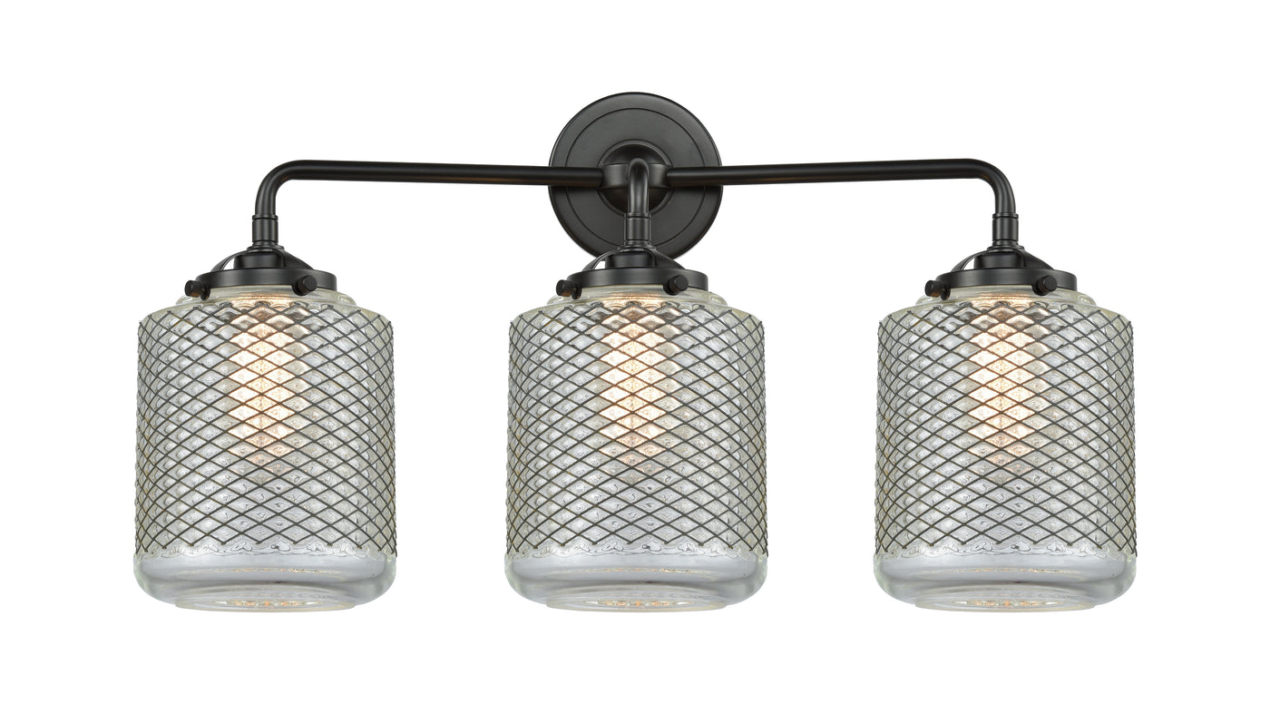 Nouveau Bath Vanity Light Cast Brass Finish