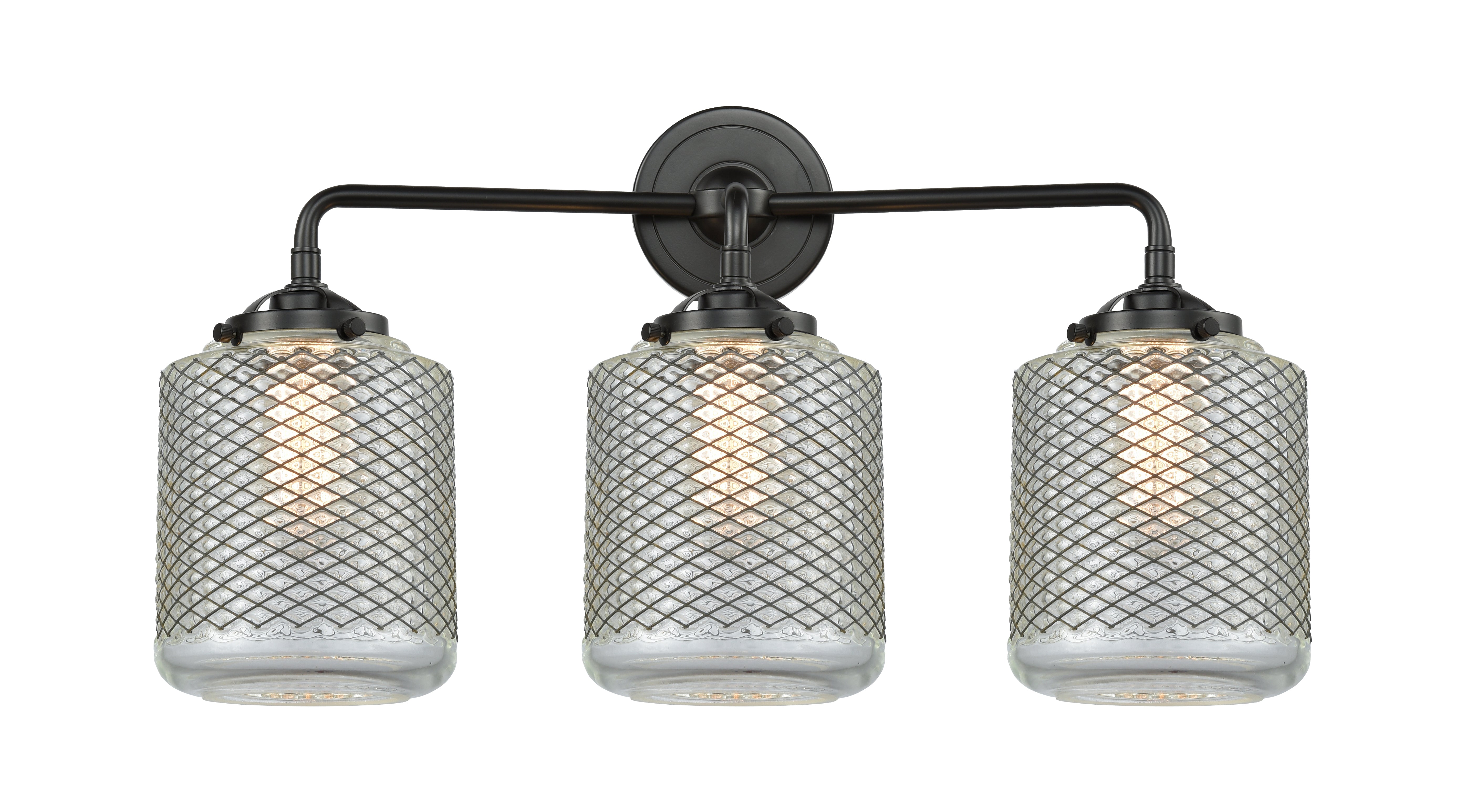 Nouveau Bath Vanity Light Cast Brass 24 Inch