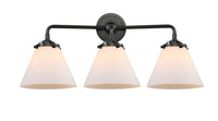 Nouveau Bath Vanity Light Cast Brass Glass