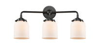 Nouveau Bath Vanity Light Cast Brass Steel
