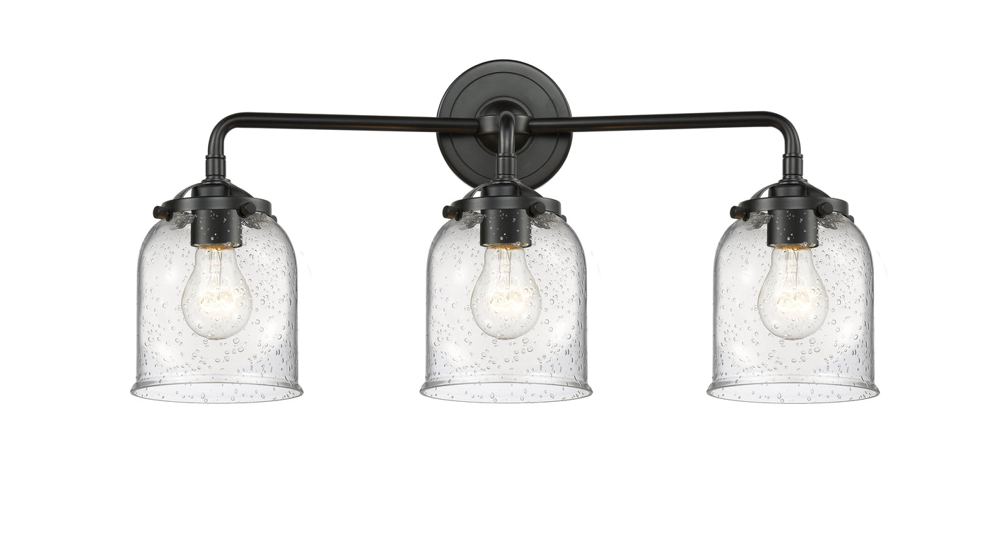 Nouveau Bath Vanity Light Cast Brass Steel