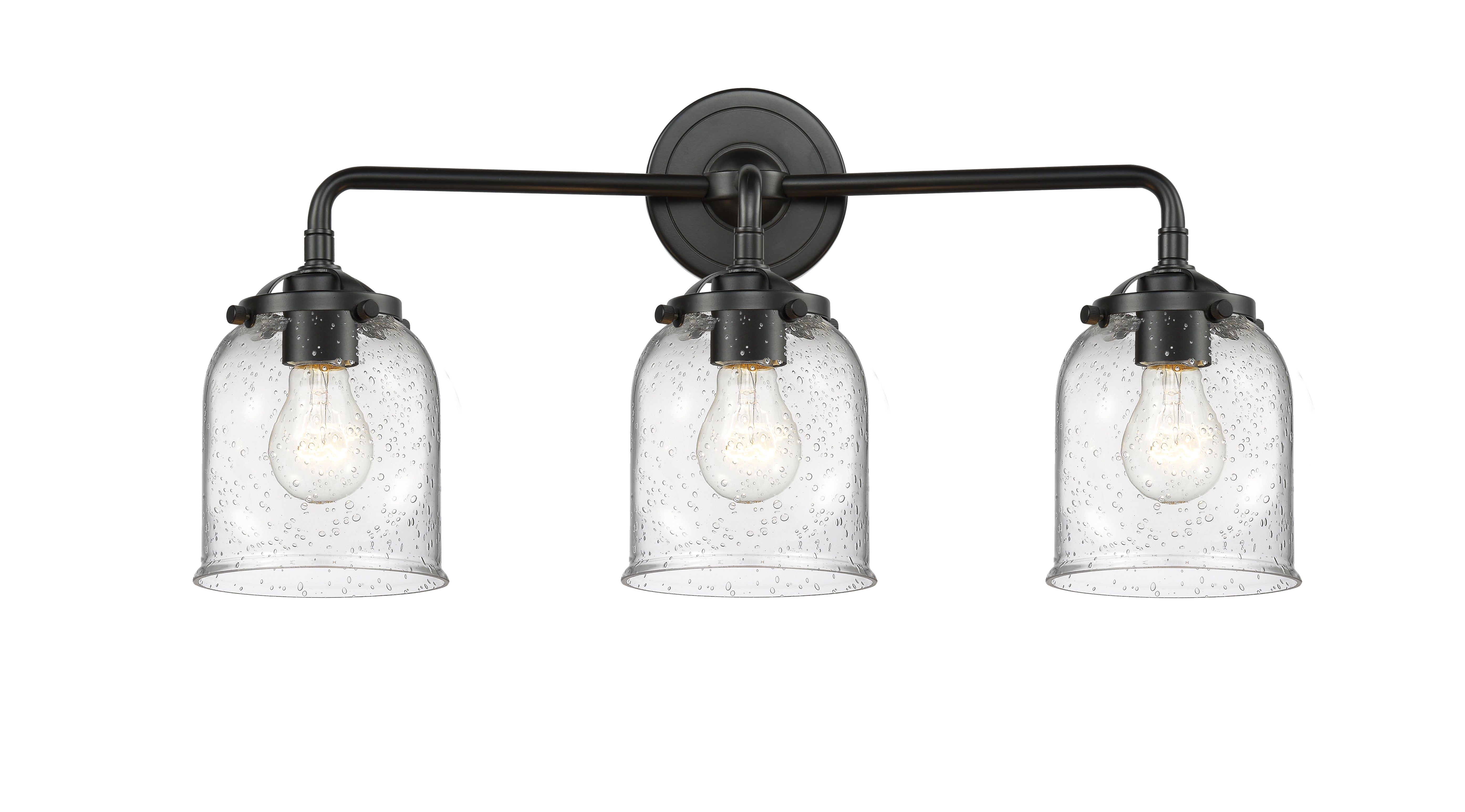Nouveau Bath Vanity Light Cast Brass Steel