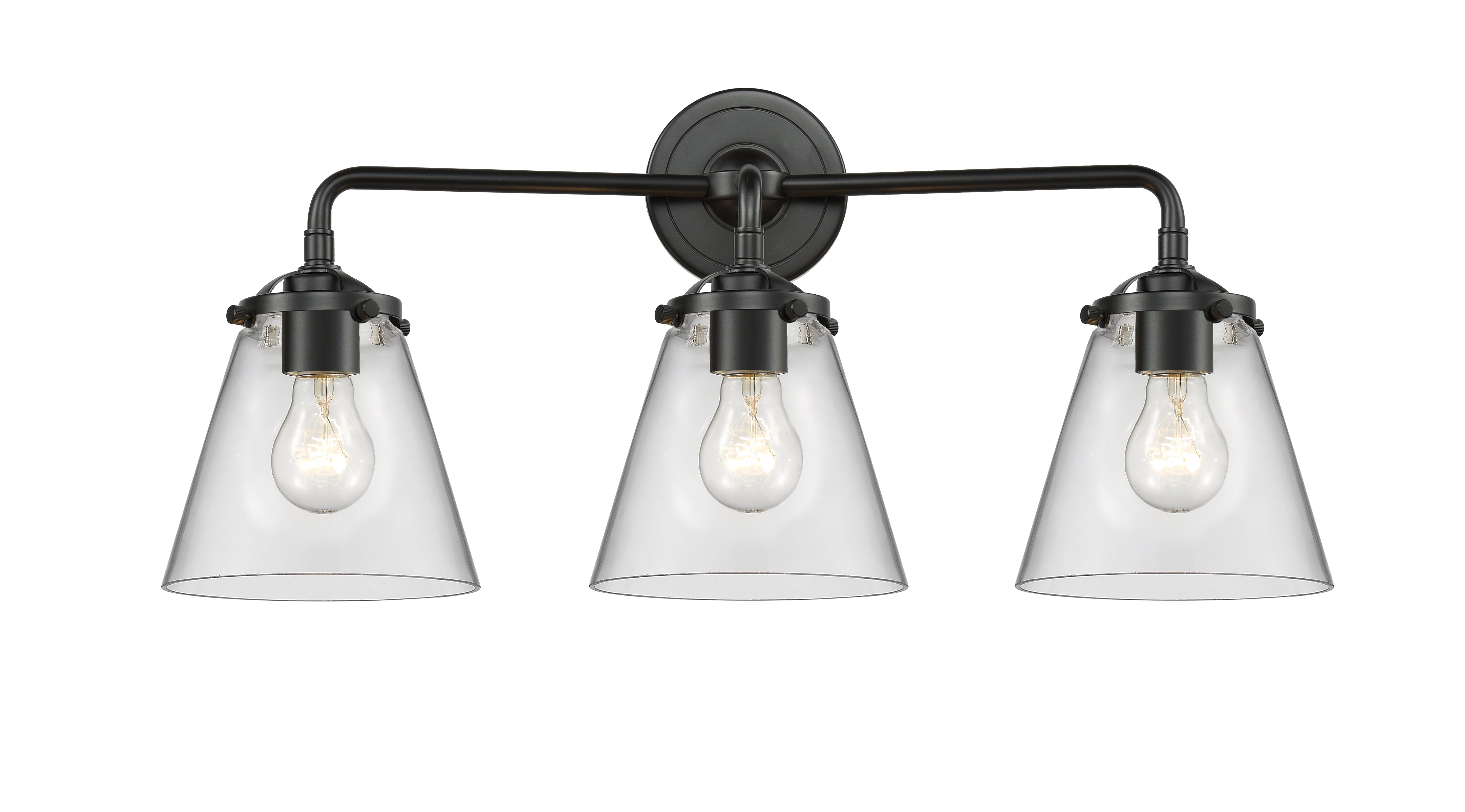 Nouveau Bath Vanity Light Cast Brass
