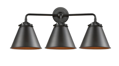 Nouveau Bath Vanity Light Cast Brass Steel