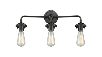 Nouveau Bath Vanity Light Cast Brass Glass