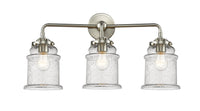 Nouveau Bath Vanity Light Cast Brass Glass