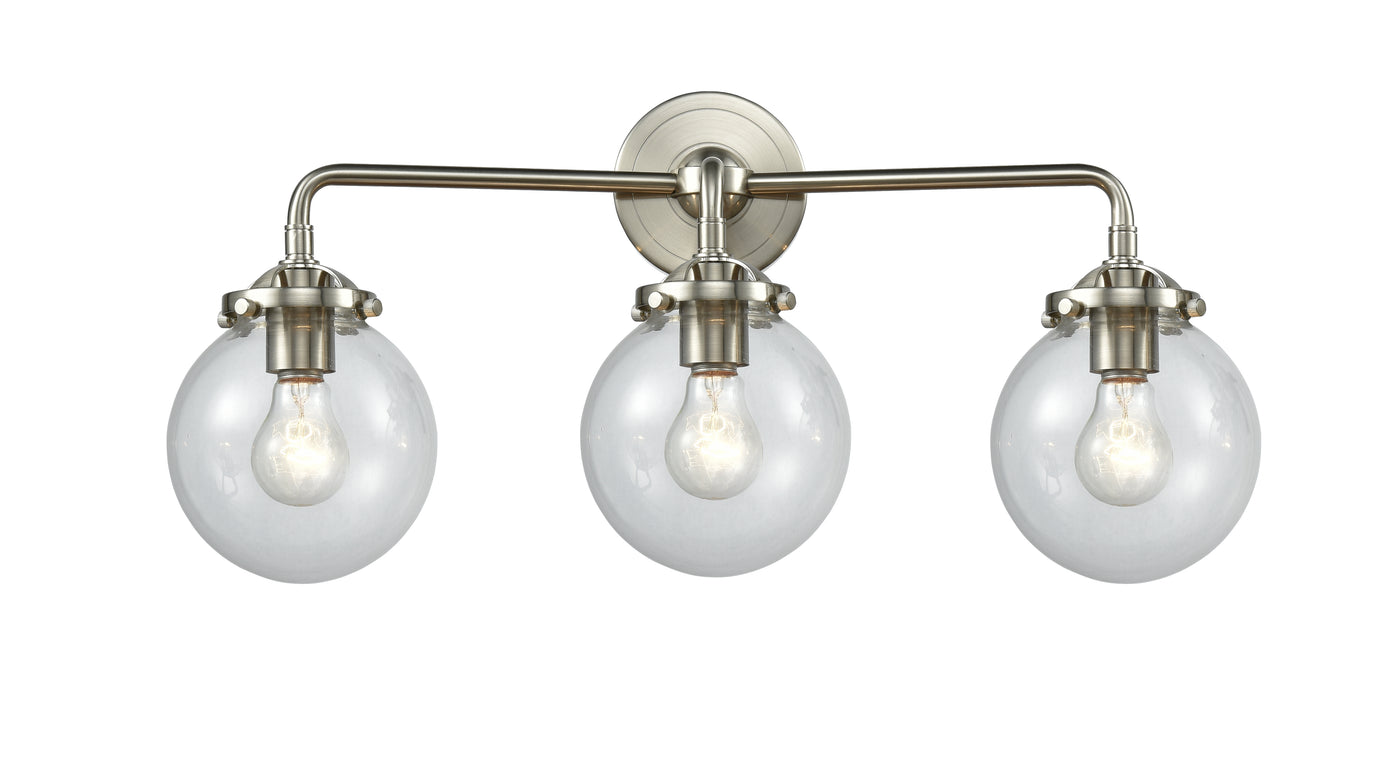 Nouveau Bath Vanity Light Cast Brass