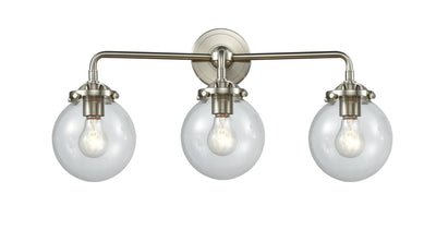 Nouveau Bath Vanity Light Cast Brass