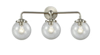 Nouveau Bath Vanity Light Cast Brass Steel