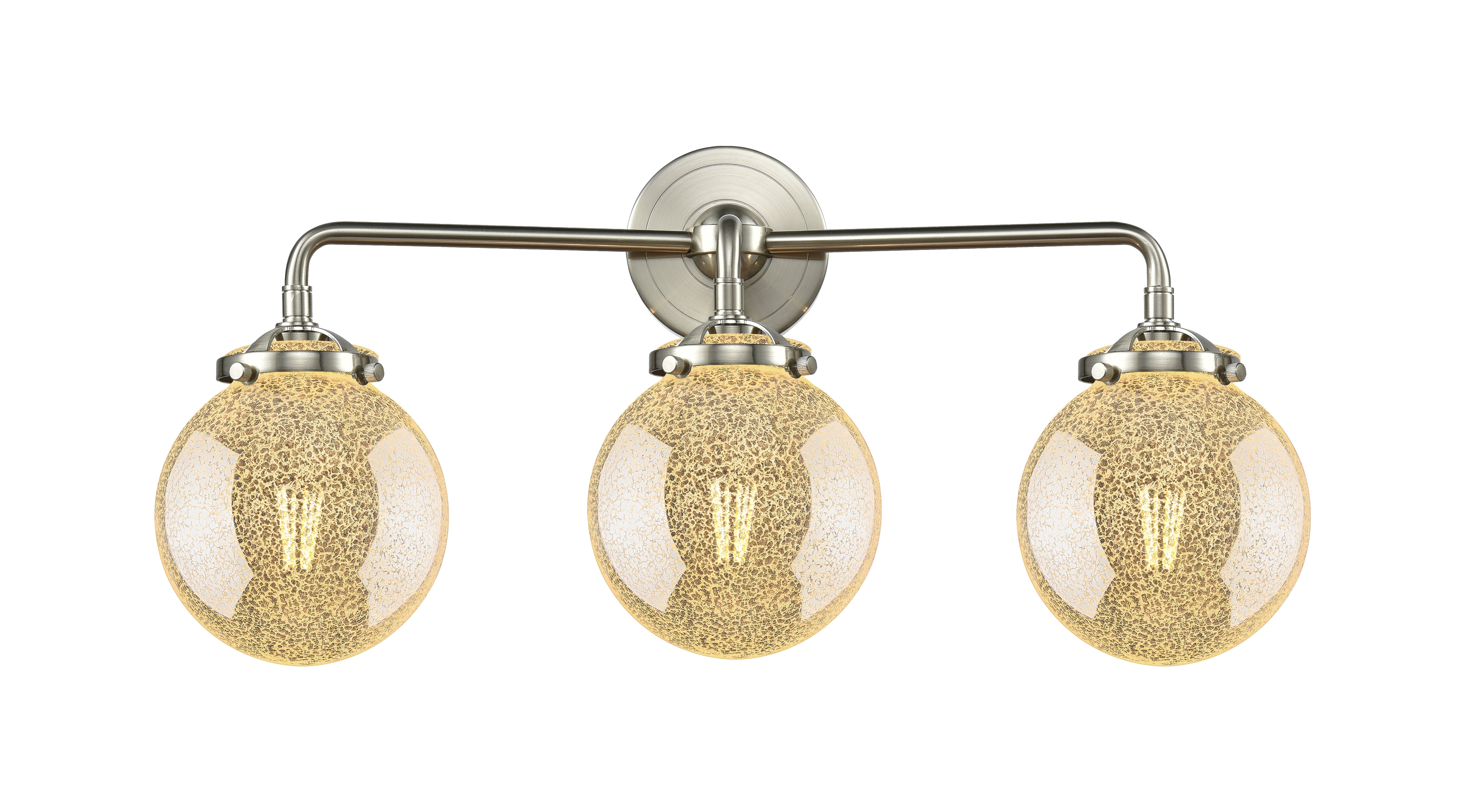 Nouveau Bath Vanity Light Cast Brass