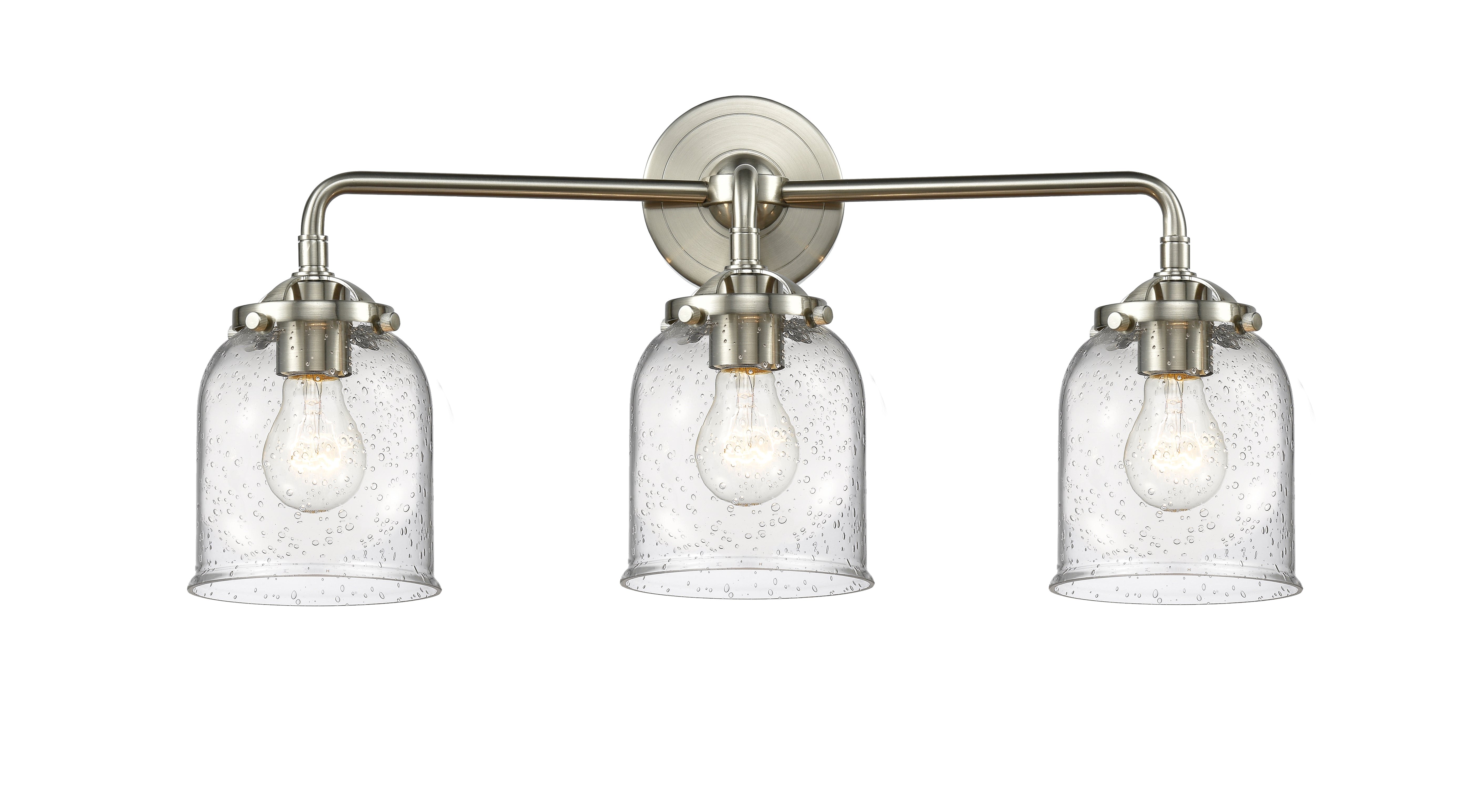 Nouveau Bath Vanity Light Cast Brass Steel