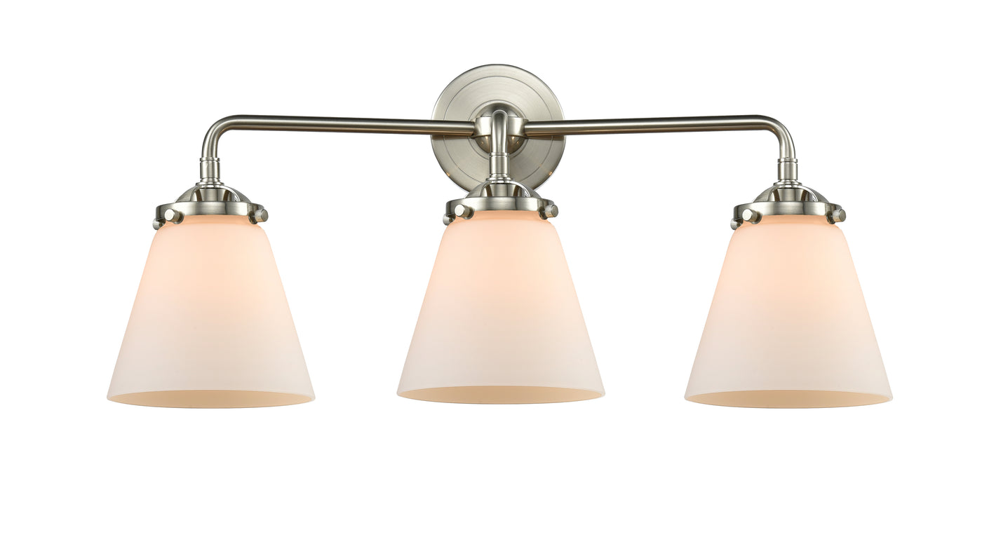 Nouveau Bath Vanity Light 9 Inch Cast Brass